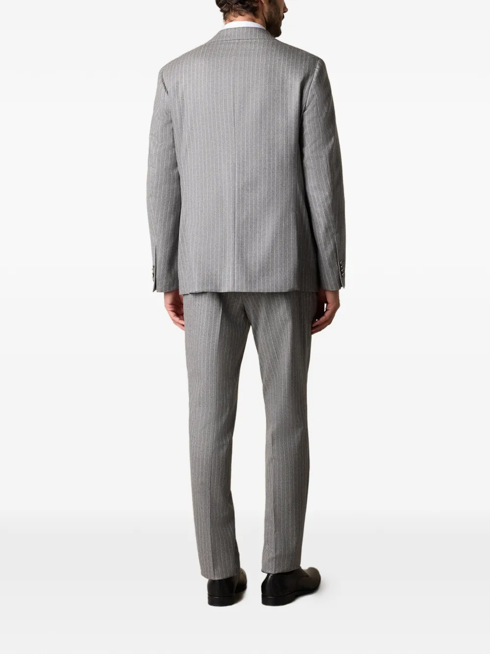  Brooks Brothers Stripe-pattern Wool Suit - Grey 