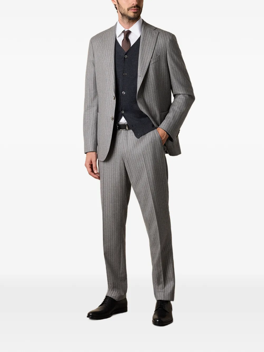 Brooks Brothers stripe-pattern wool suit | Single Breasted Suits | Image 2