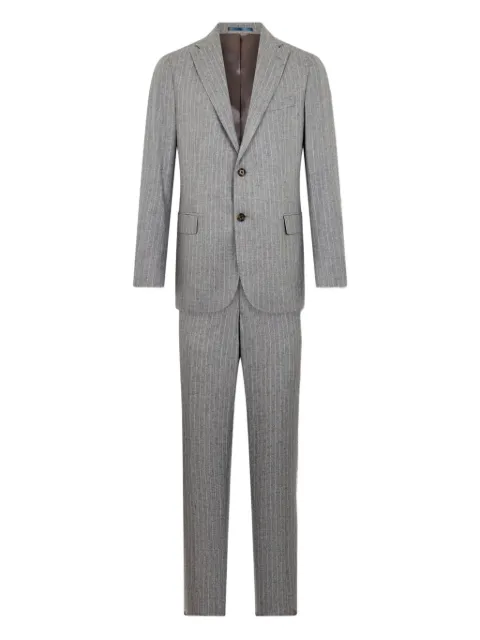 Brooks Brothers stripe-pattern wool suit