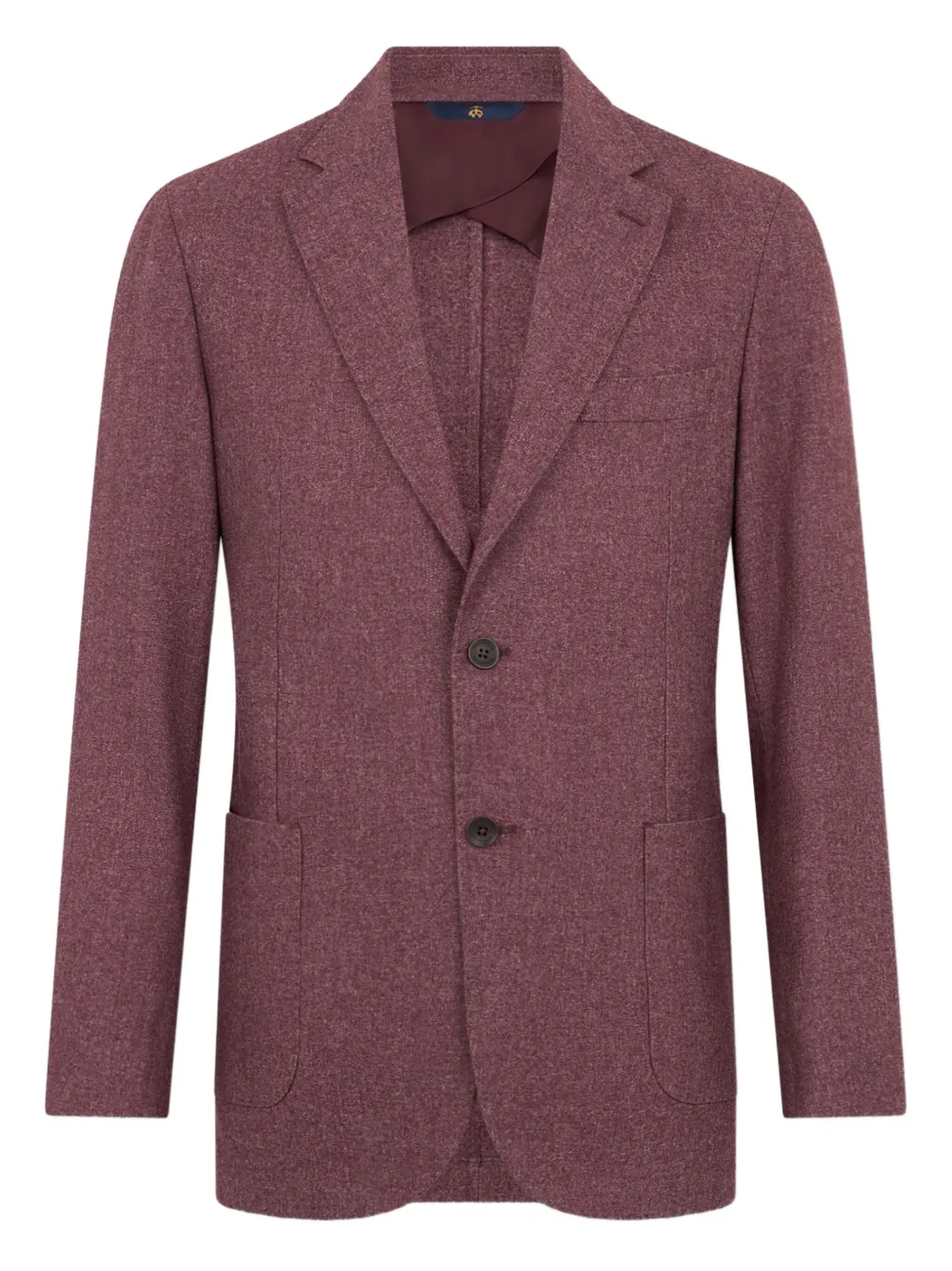 Brooks Brothers Blazer con revers a lancia - Rosso
