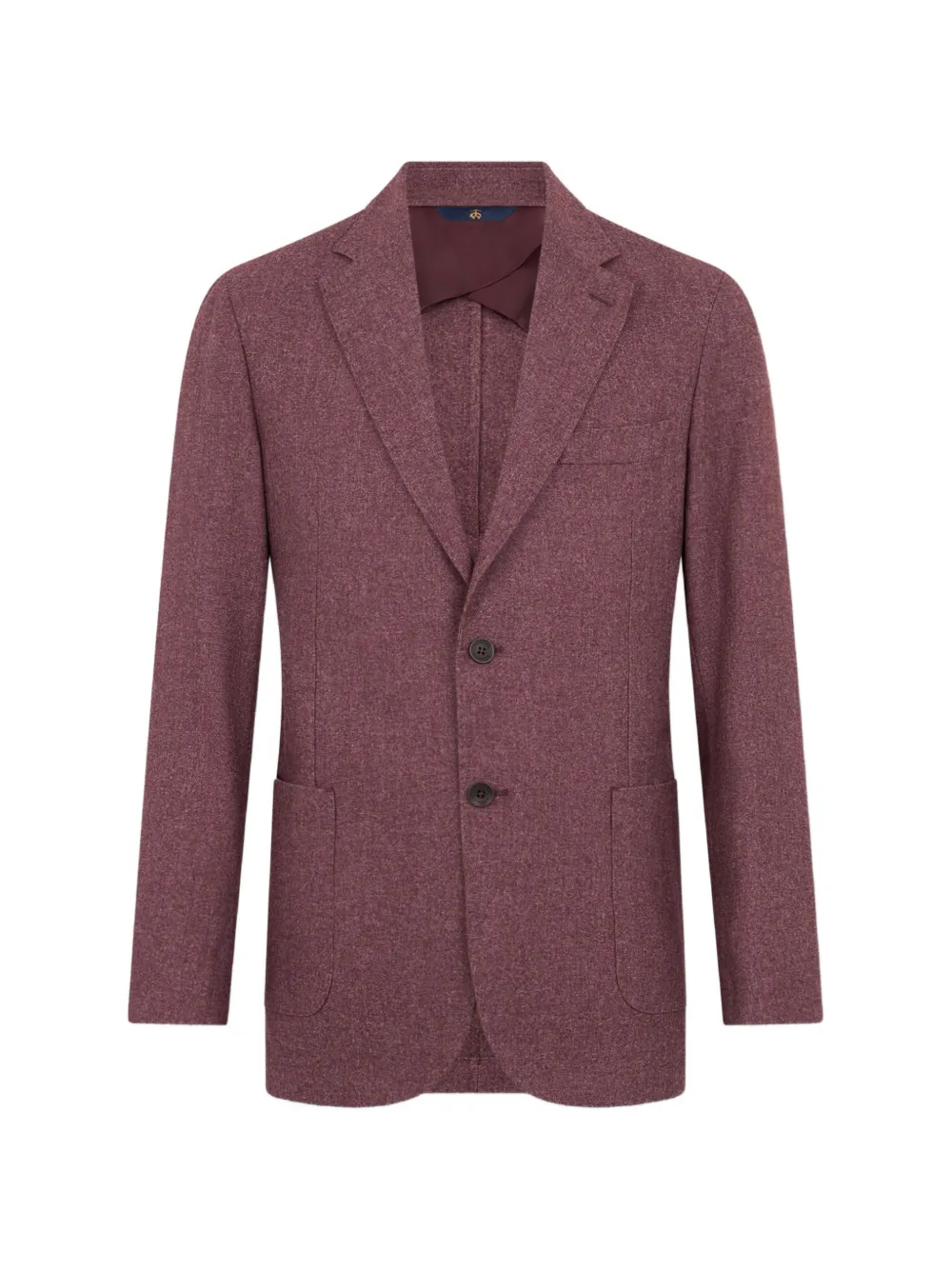 Brooks Brothers Blazer con revers a lancia - Rosso