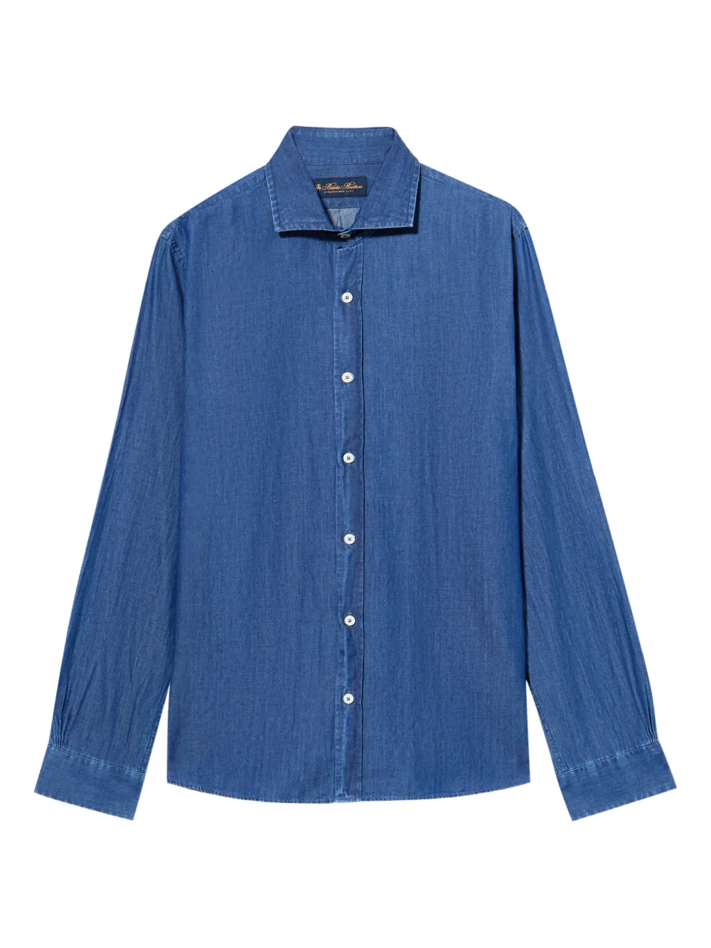 Brooks Brothers spread-collar denim shirt - Blu