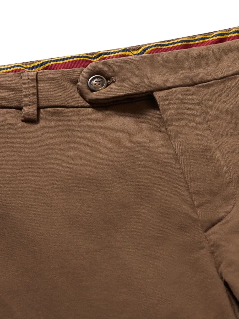 Brooks Brothers Broek van katoenblend Bruin