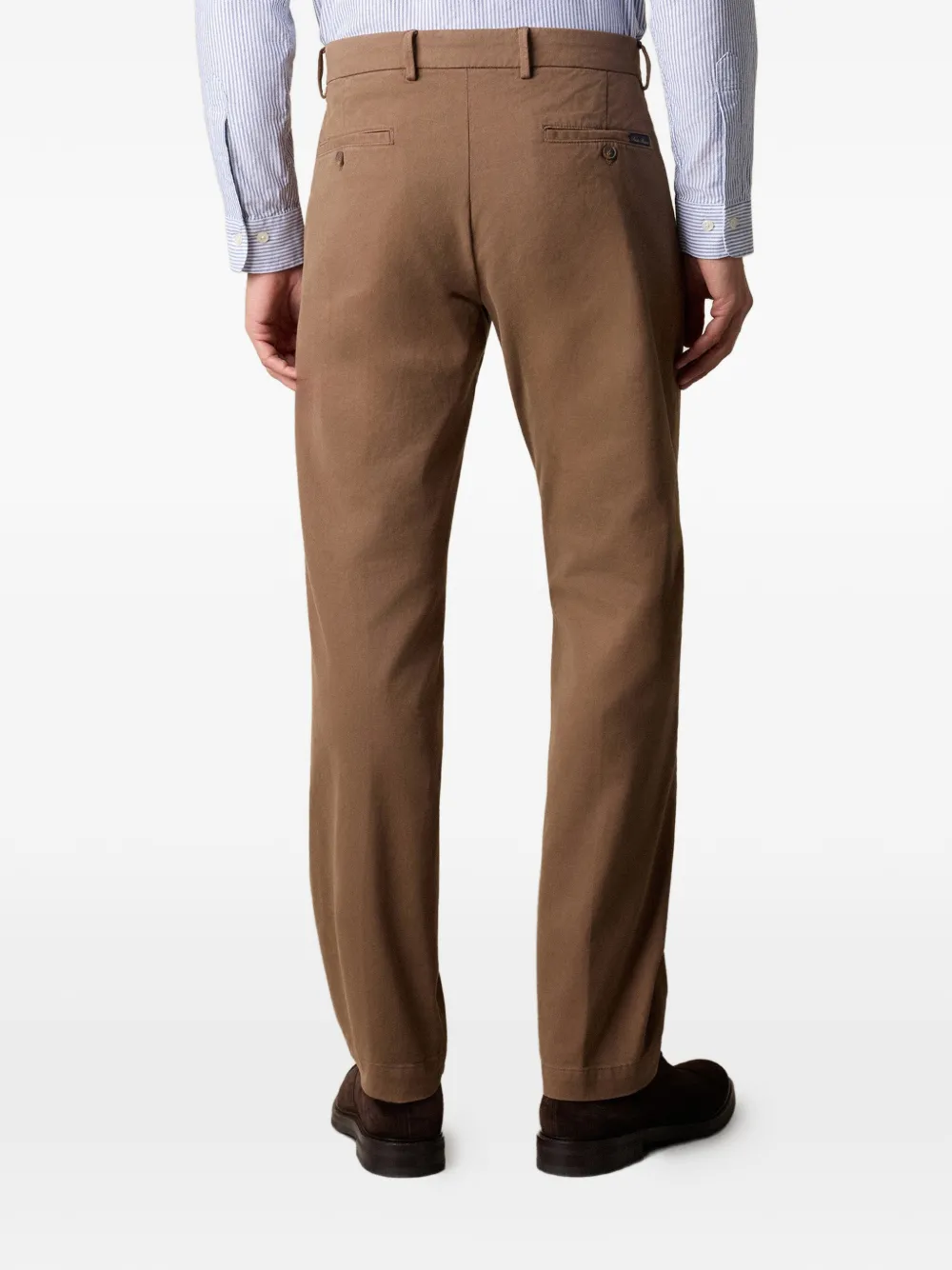 Brooks Brothers Broek van katoenblend Bruin