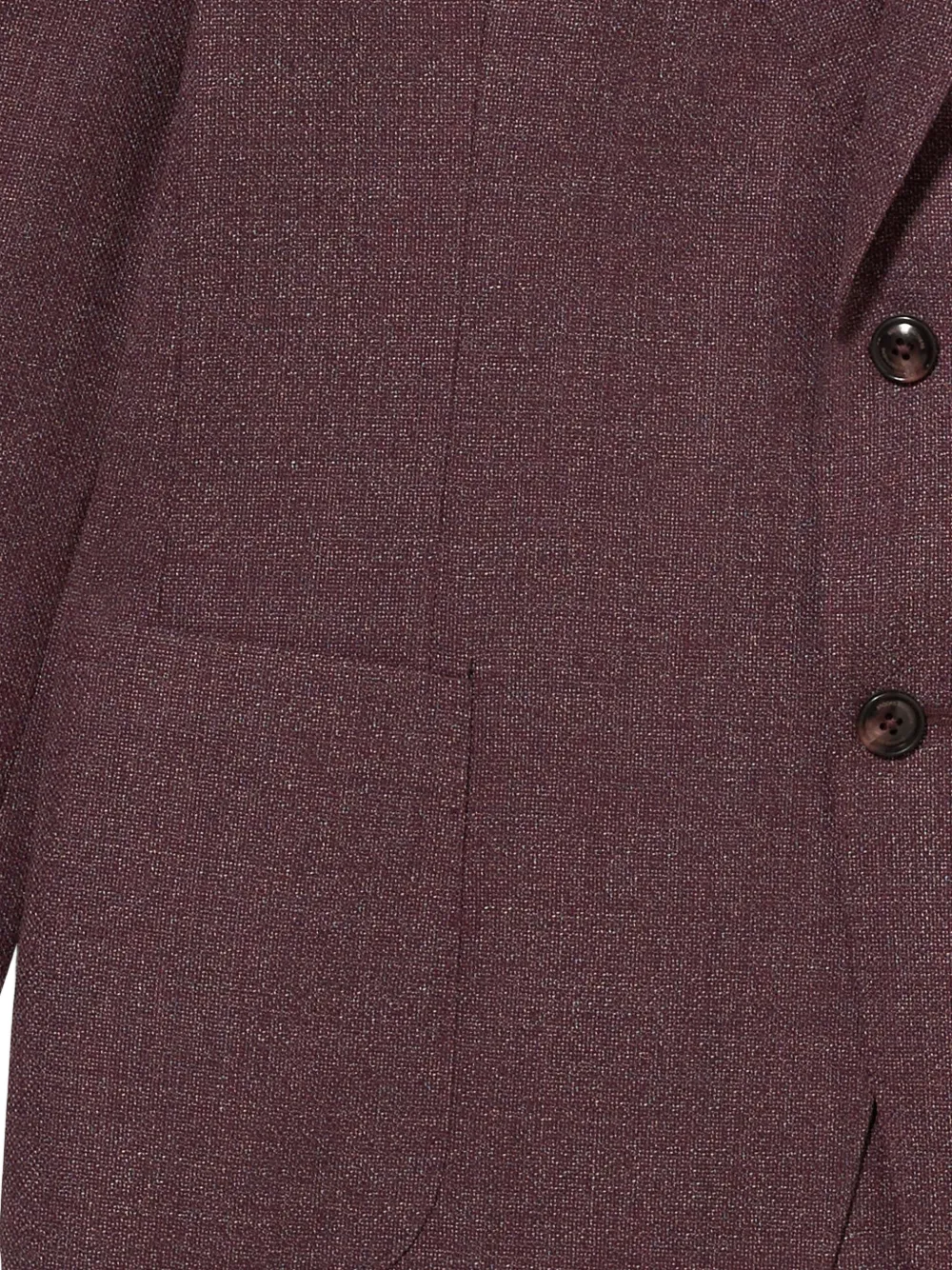  Brooks Brothers Hopsack Virgin Wool Blazer - Purple 