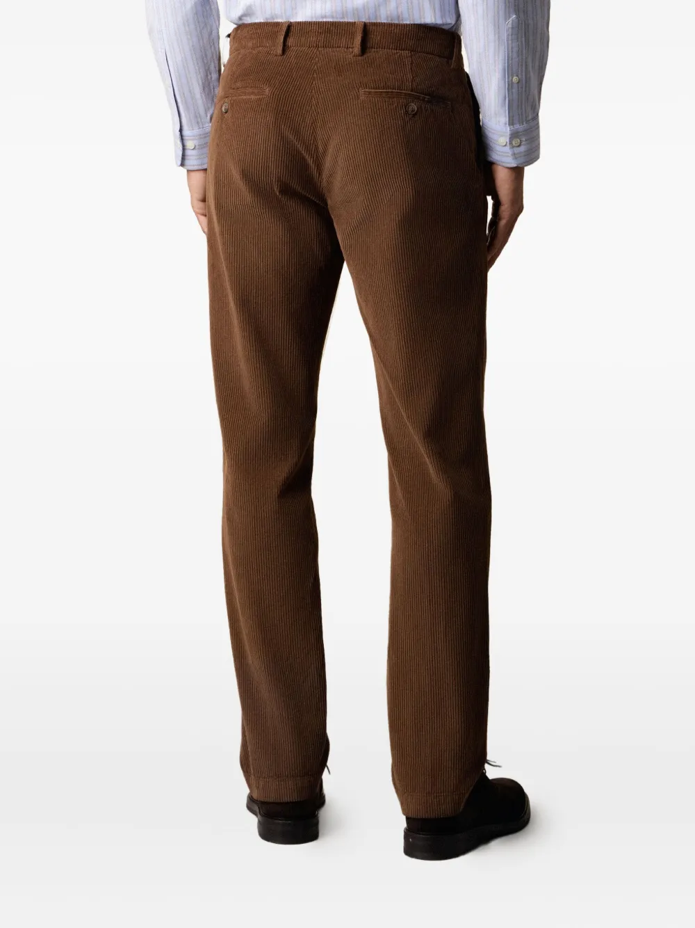 Brooks Brothers Ribfluwelen broek Bruin