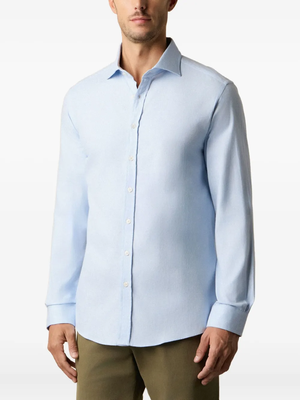 Brooks Brothers Getailleerd overhemd Blauw