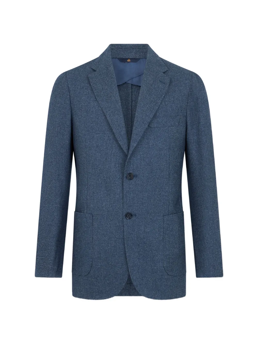 Brooks Brothers Blazer con revers a lancia - Blu