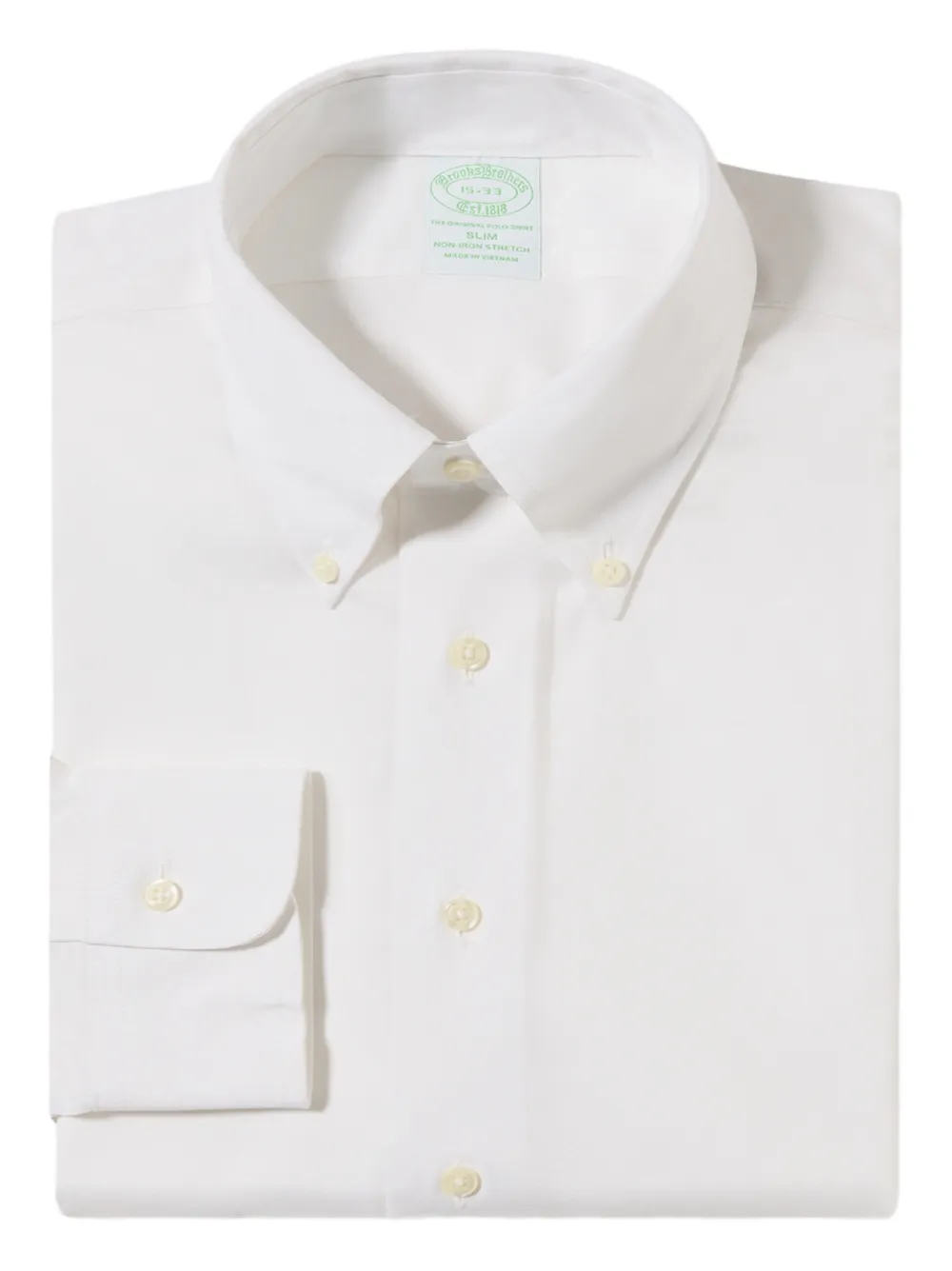 Brooks Brothers Camicia con abbottonatura - Bianco