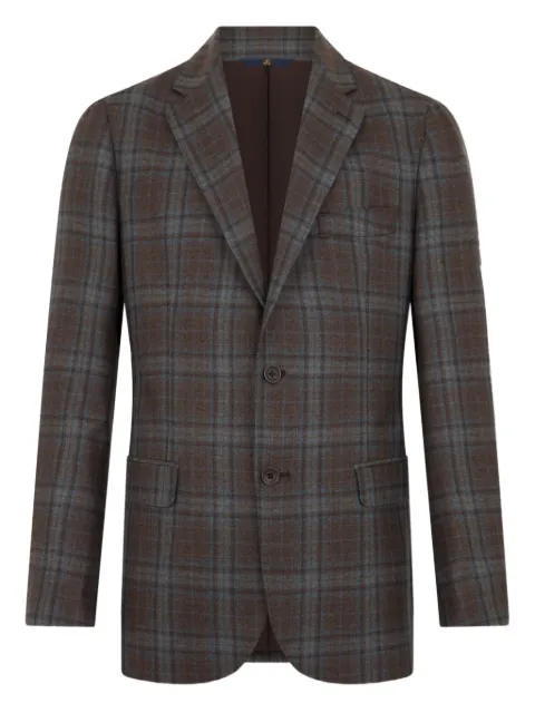 Brooks Brothers checked virgin-wool blazer