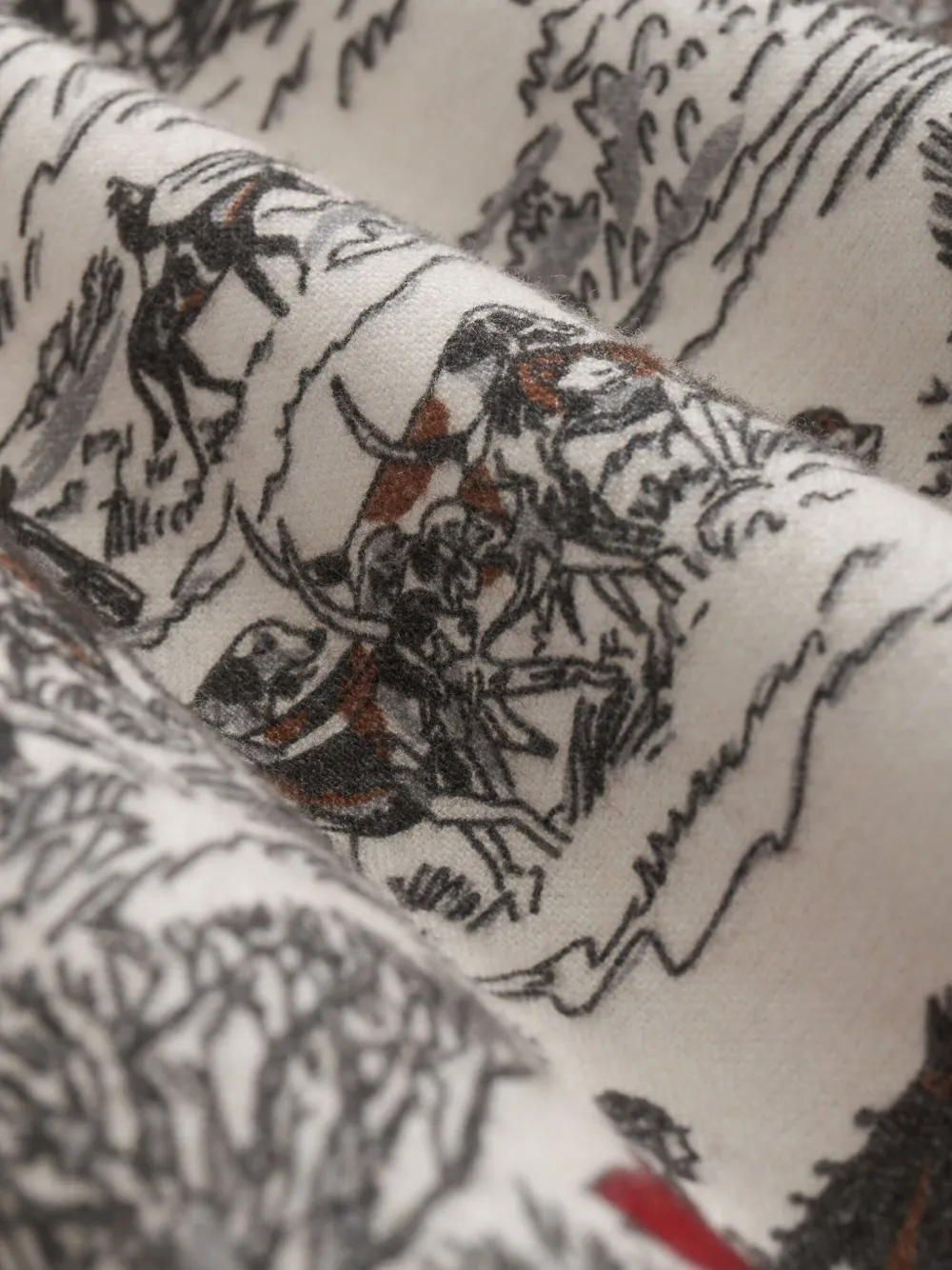 Brooks Brothers Overhemd met print Wit