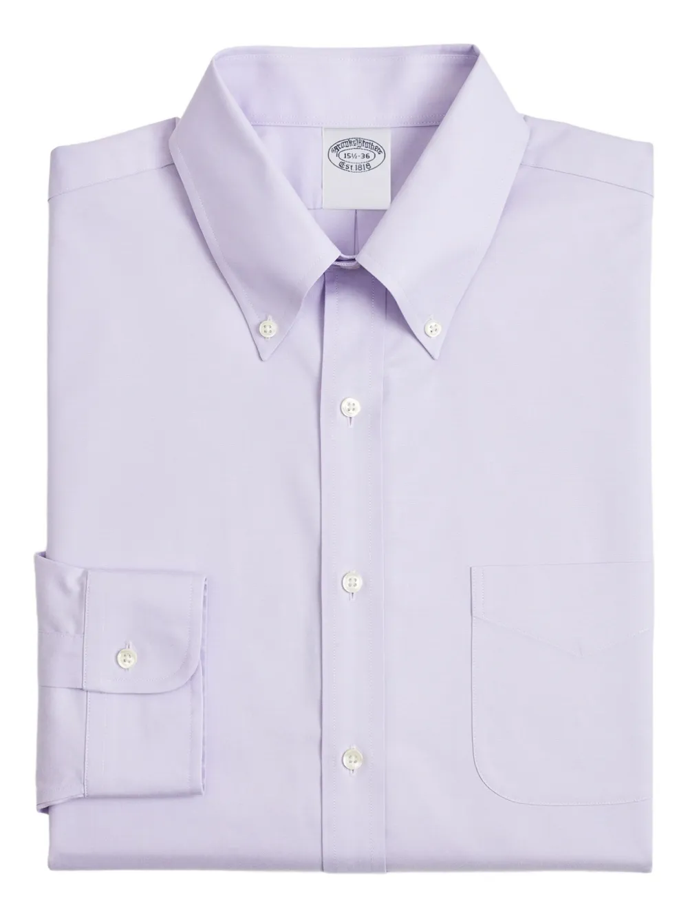 Brooks Brothers button-down collar shirt | Purple | Image 1