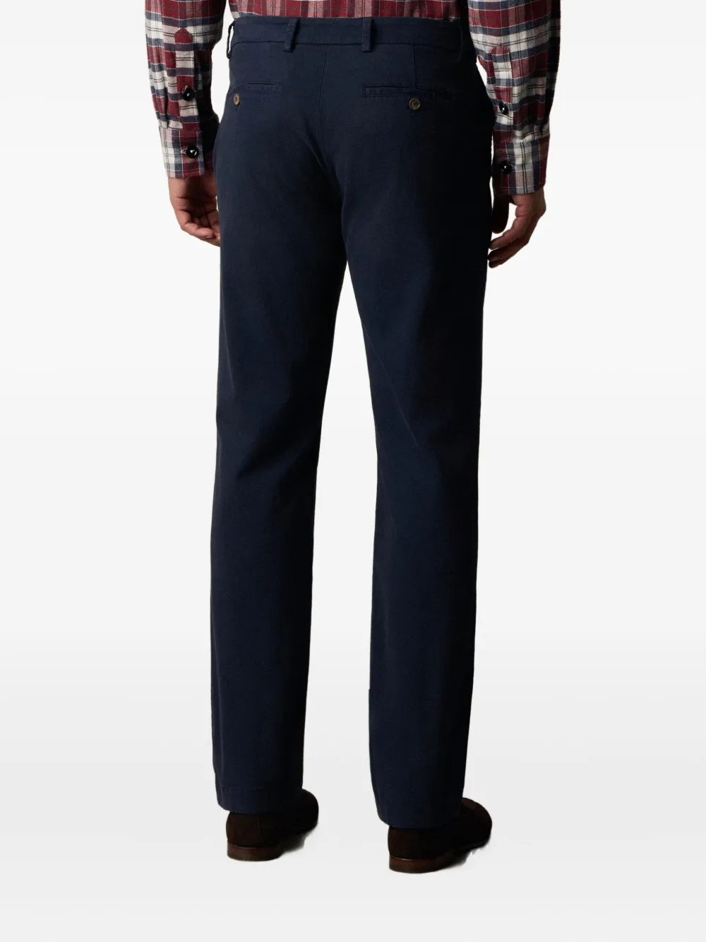 Brooks Brothers Broek van katoenblend Blauw