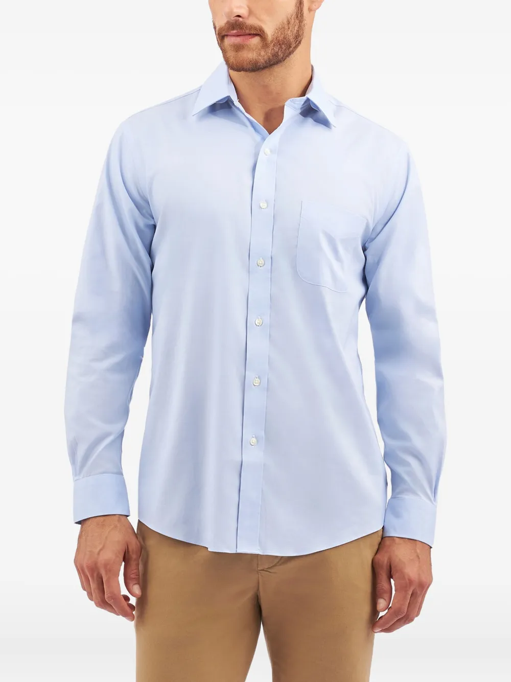 Brooks Brothers Overhemd met lange mouwen Blauw