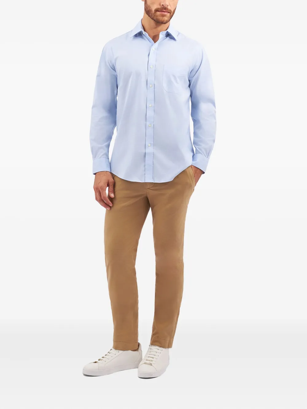 Brooks Brothers Overhemd met lange mouwen Blauw