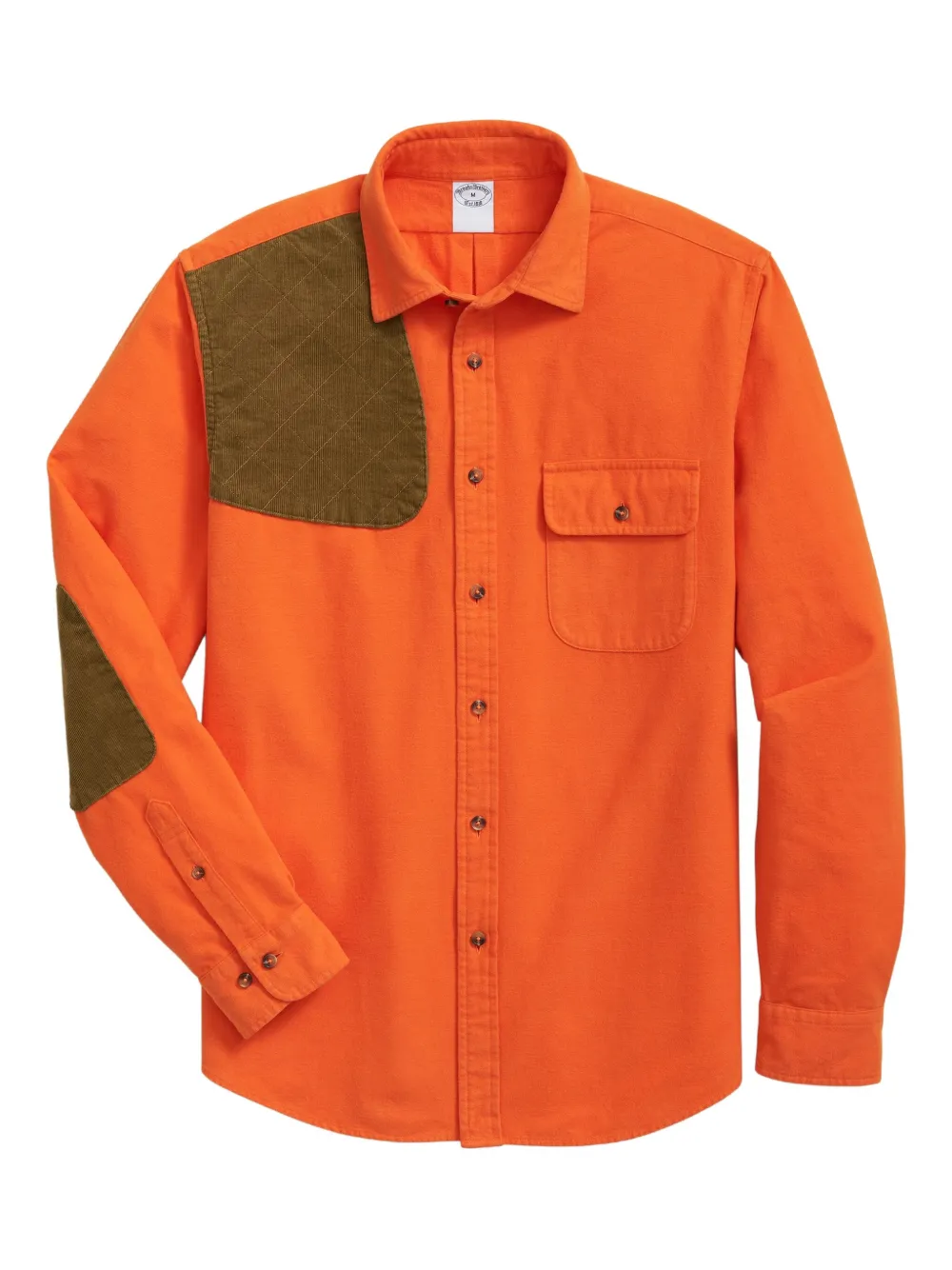 Brooks Brothers ainsley collar corduroy shirt - Arancione