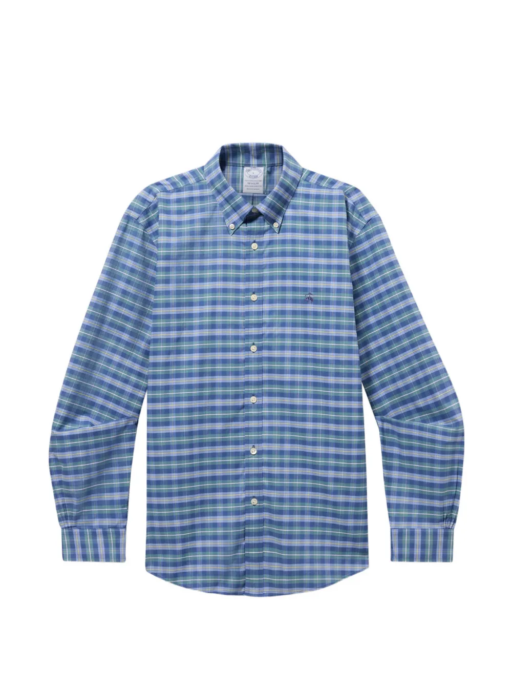 Brooks Brothers Camicia tartan - Blu
