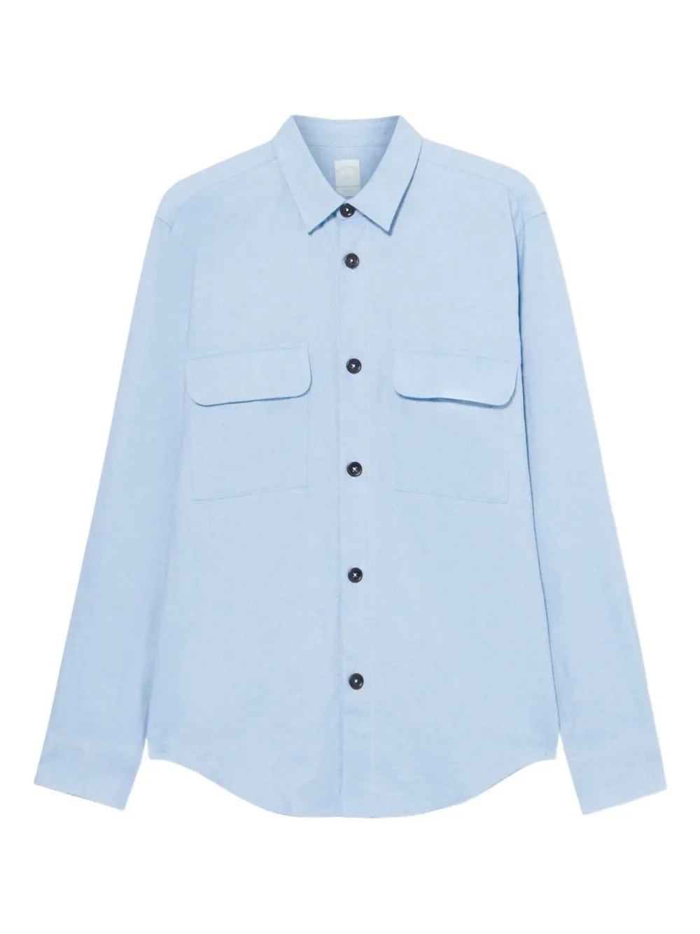 Brooks Brothers flap-pocket flannel shirt - Blu