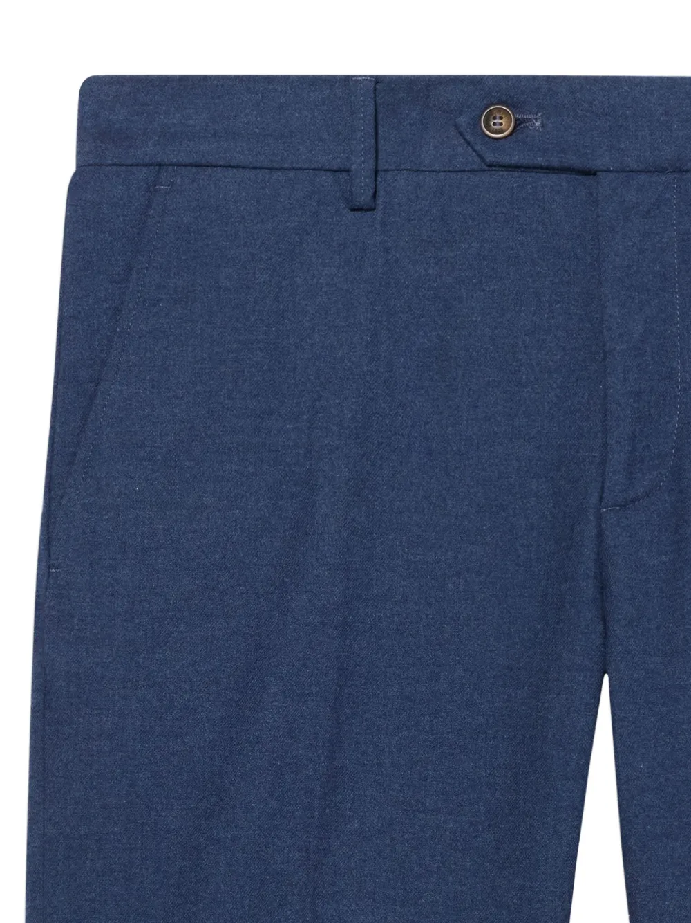 Brooks Brothers Flanellen chino - Blauw