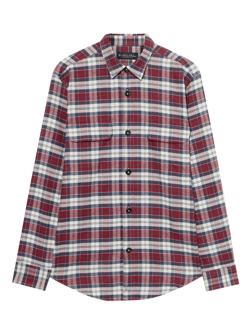 Brooks Brothers plaid-pattern flannel shirt - Rosso