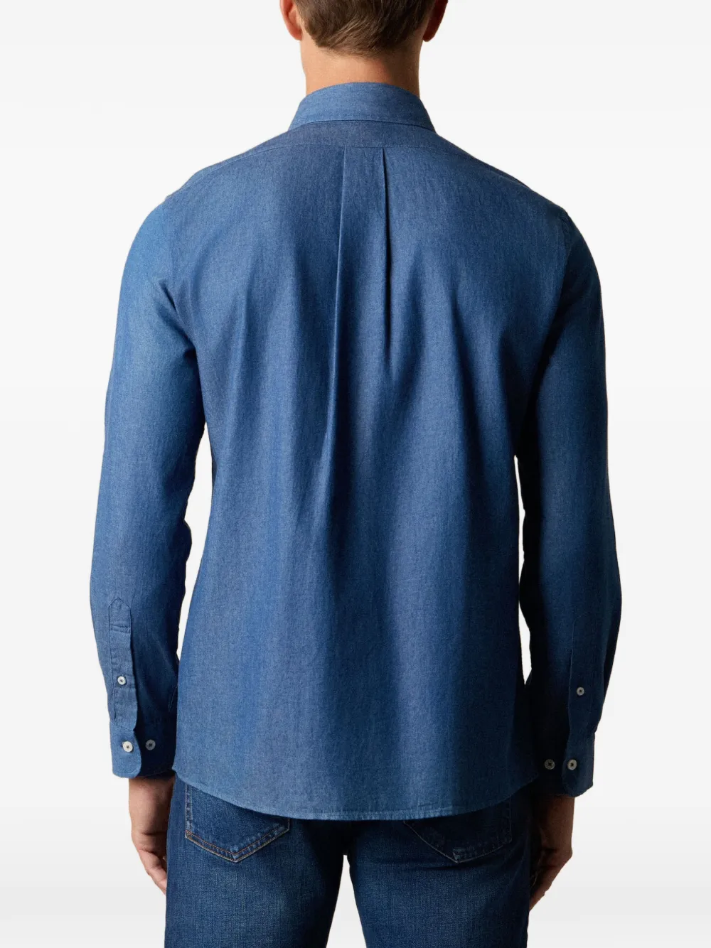 Brooks Brothers Denim overhemd Blauw