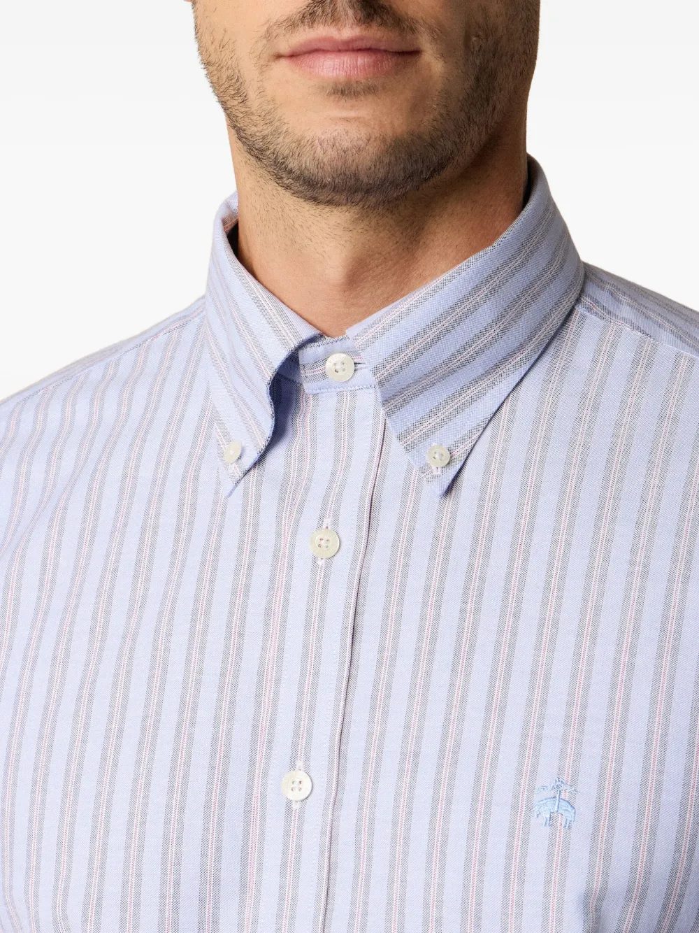 Brooks Brothers Gestreept overhemd Blauw