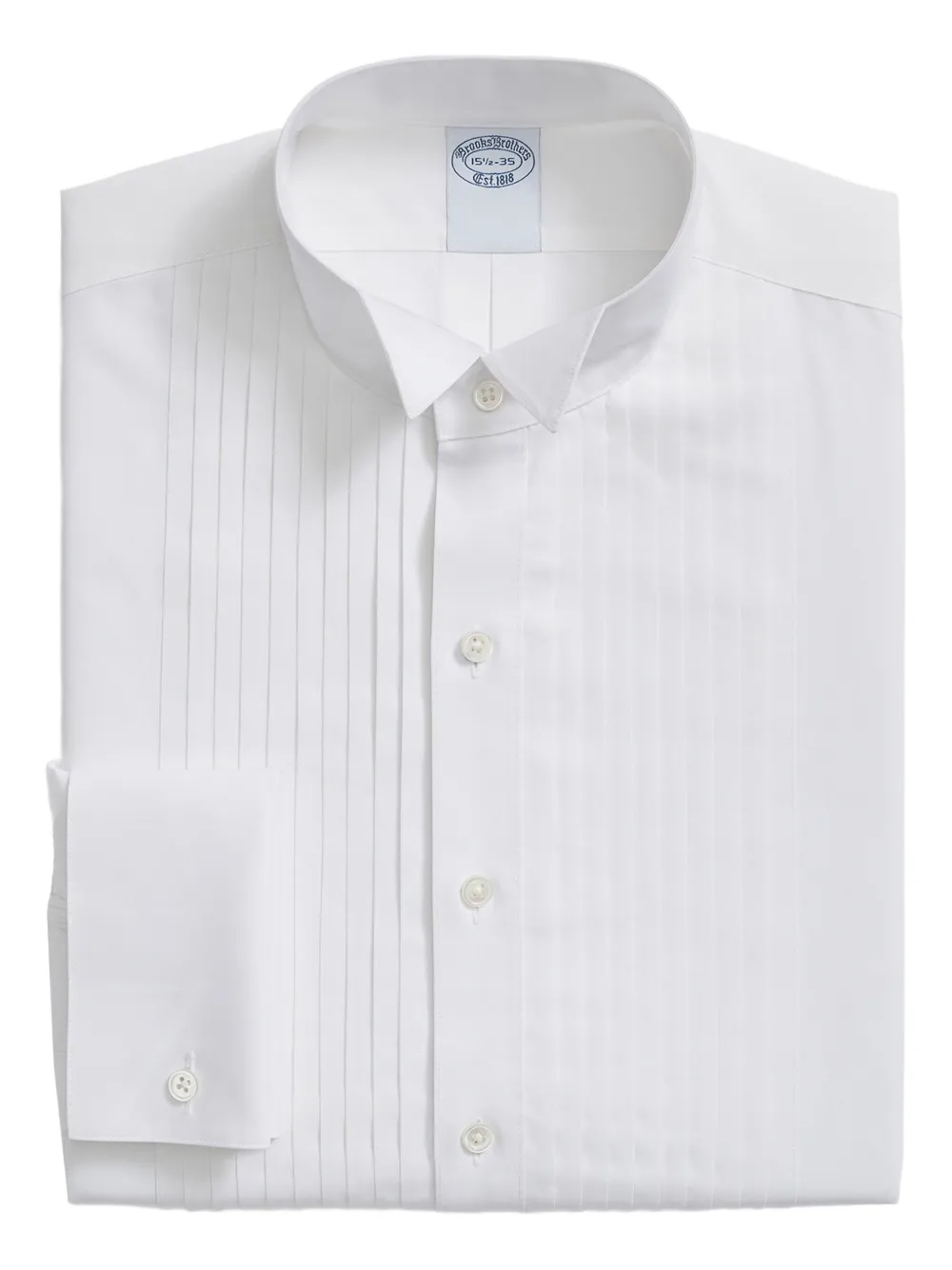 Brooks Brothers chemise en popeline à col pointu - Blanc Brooks Brothers chemise en popeline à col pointu - Blanc