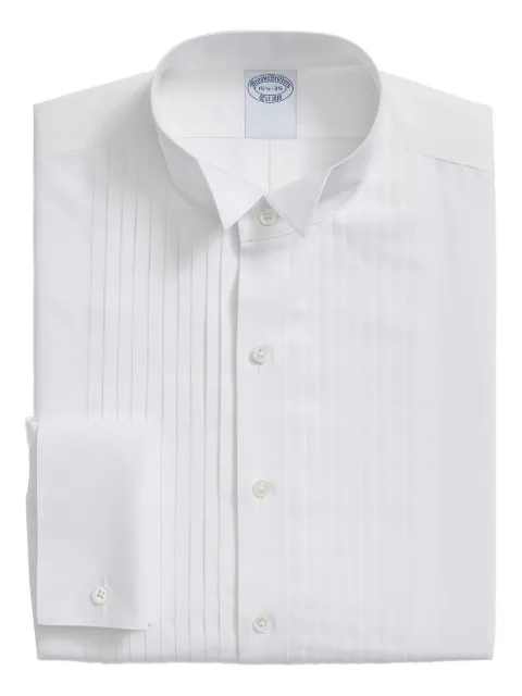 Brooks Brothers winged-collar poplin shirt