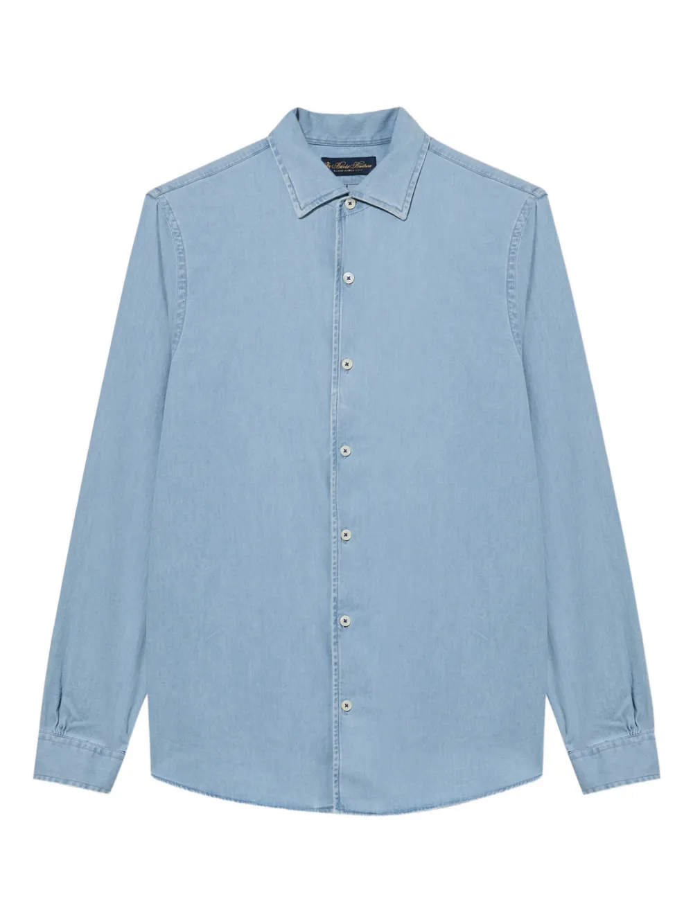 Brooks Brothers open-collar denim shirt - Blau