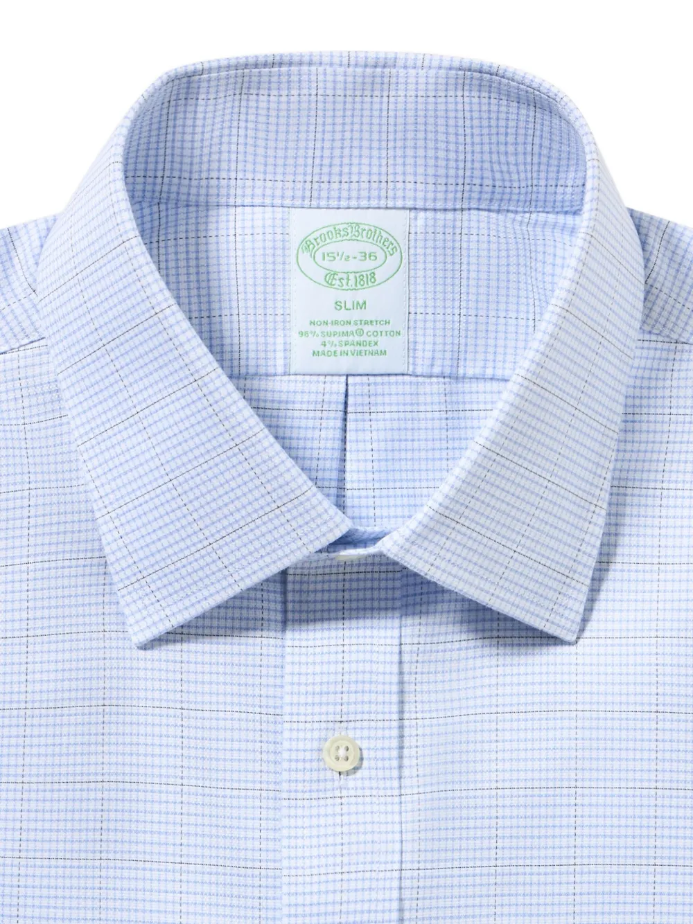 Brooks Brothers x Thomas Mason katoenen overhemd - Blauw