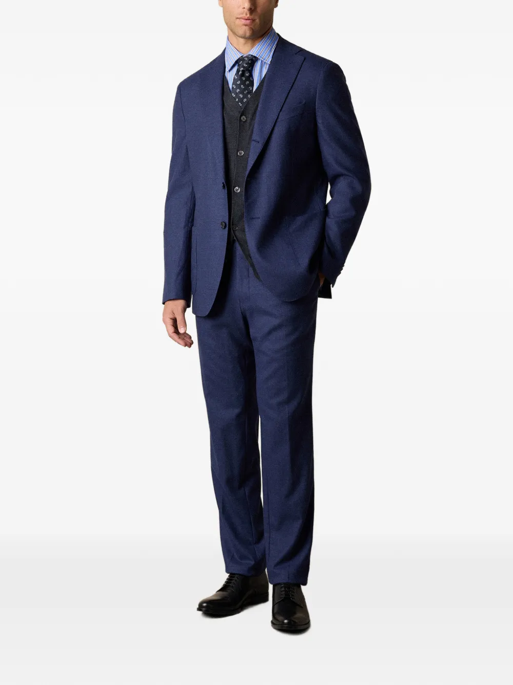 Brooks Brothers x Thomas Mason katoenen overhemd Blauw