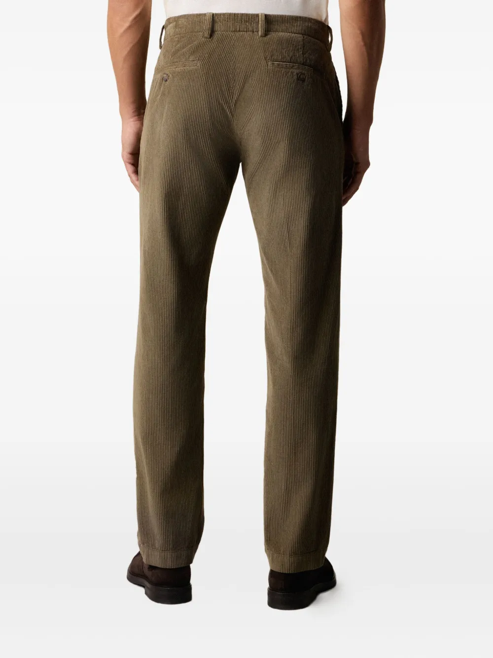 Brooks Brothers Ribfluwelen broek Groen