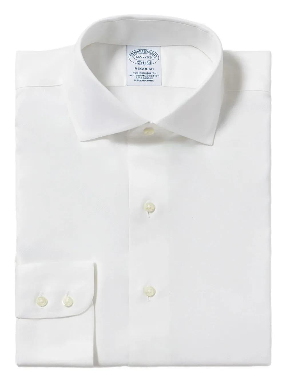 Brooks Brothers english-collar long-sleeve shirt - Bianco