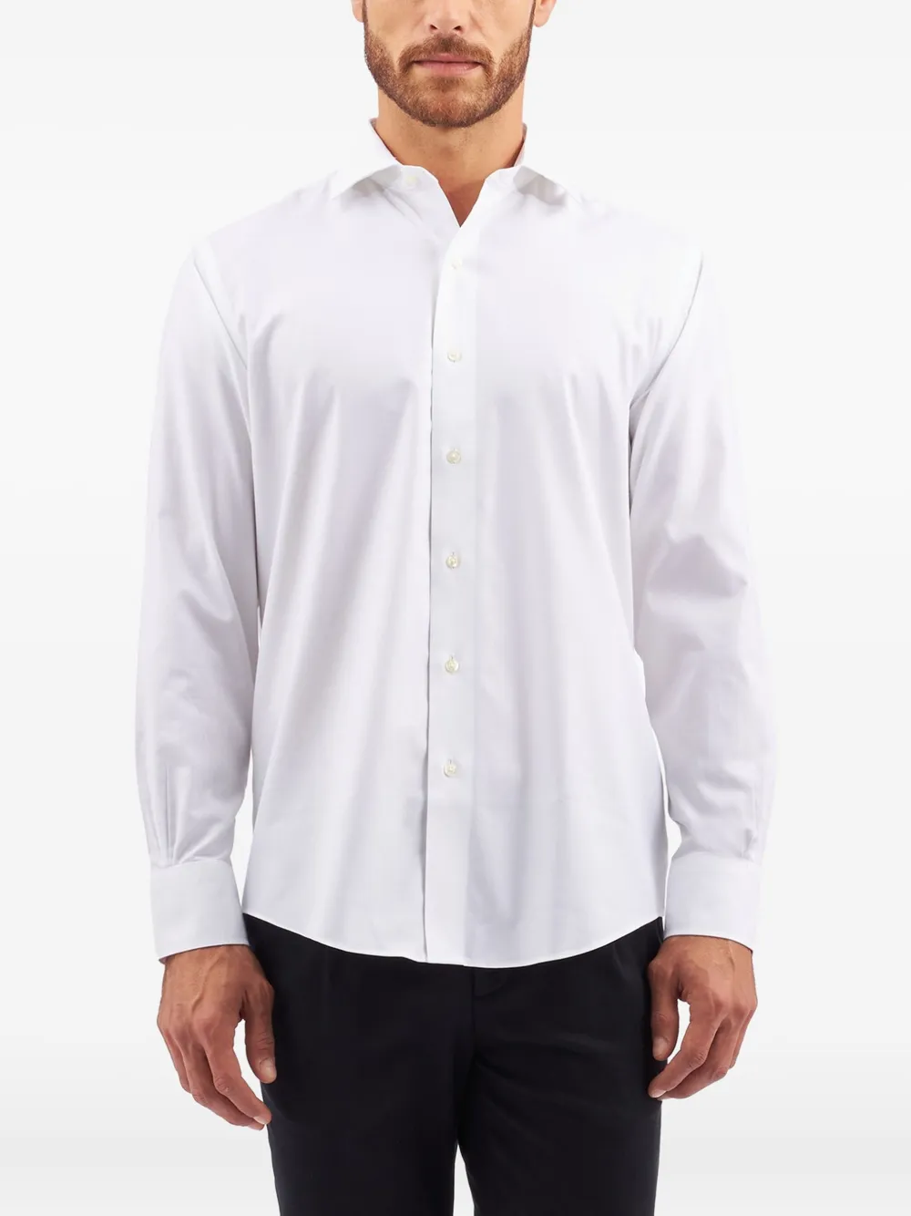 Brooks Brothers Overhemd met Engelse kraag en lange mouwen Wit