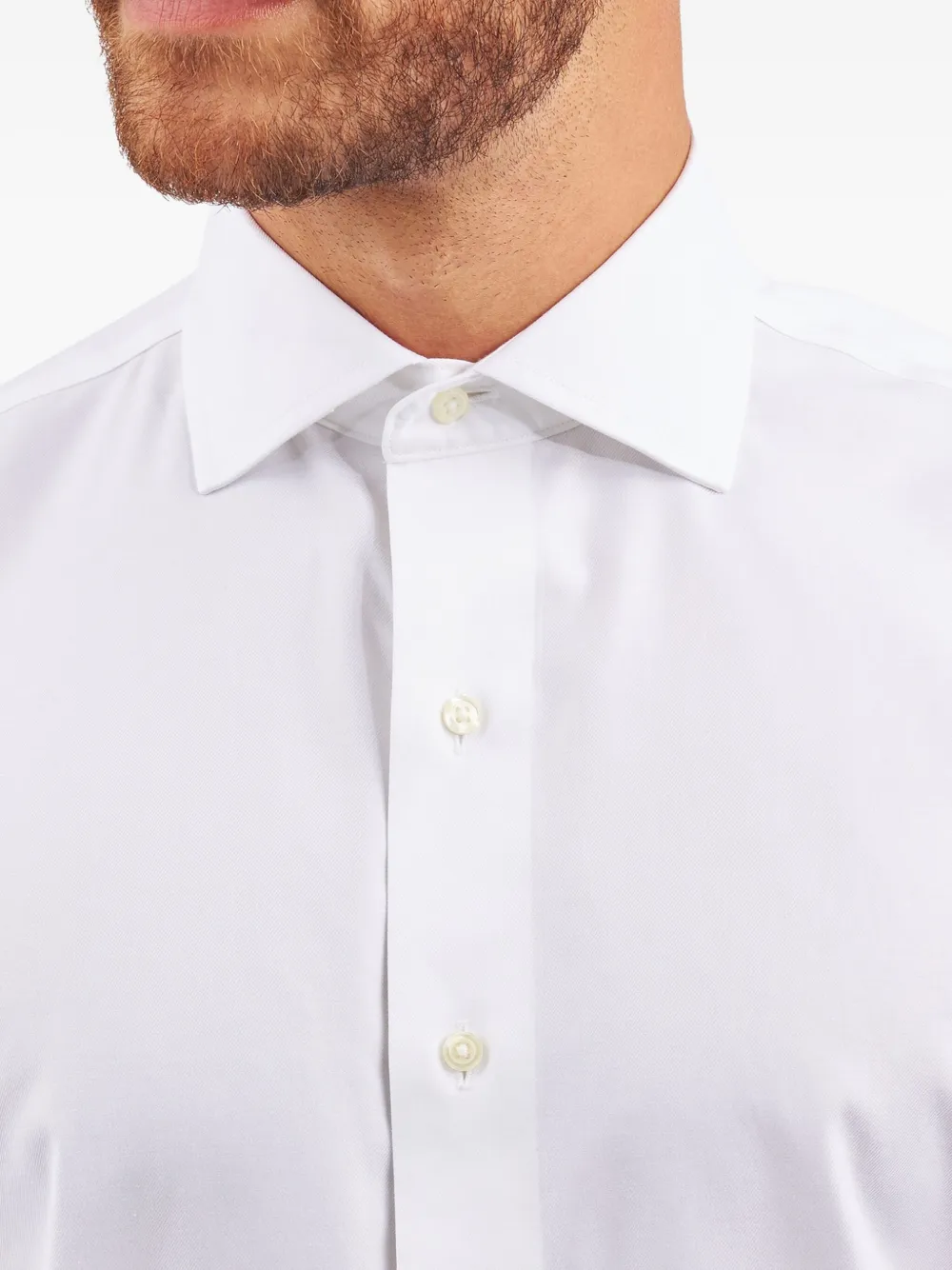 Brooks Brothers Overhemd met Engelse kraag en lange mouwen Wit