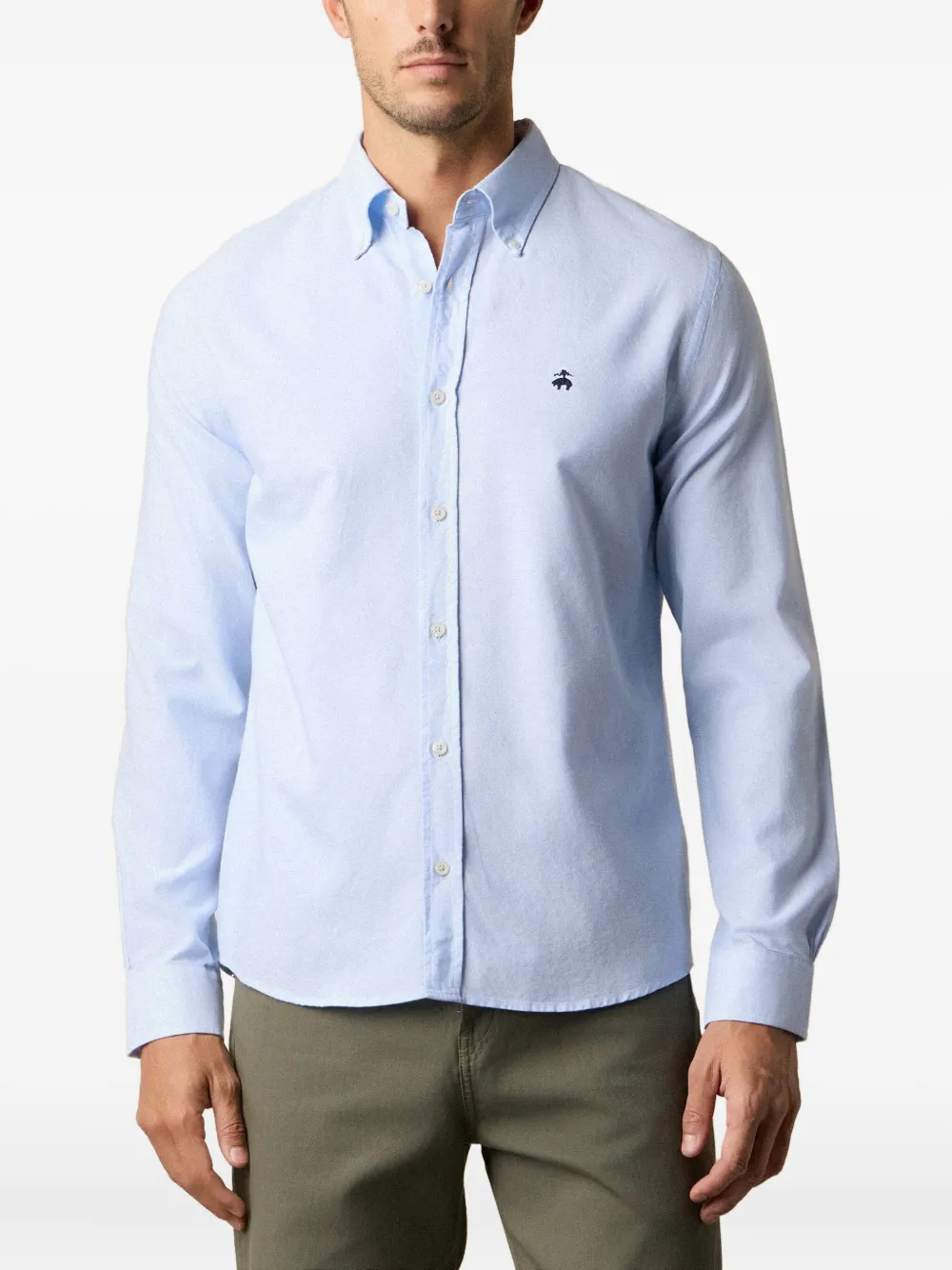 Brooks Brothers Oxford overhemd Blauw