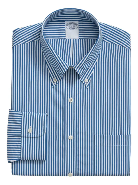 Brooks Brothers striped button-down collar shirt
