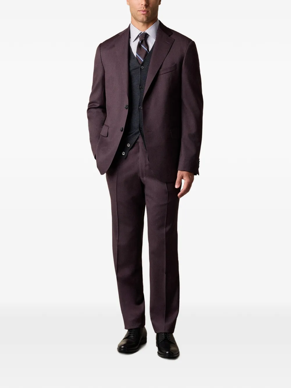  Brooks Brothers Virgin-wool Blazer - Purple 