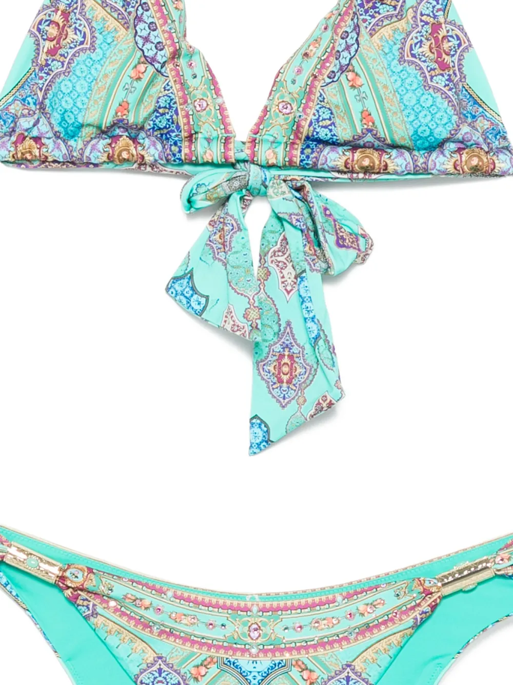 Camilla The Concubines Corridor triangel bikini Groen