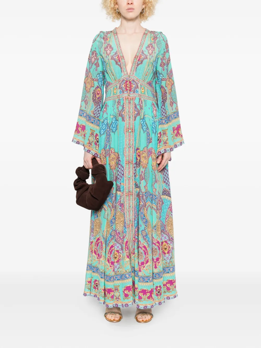 Camilla The Concubine's Corridor maxi dress - Blauw
