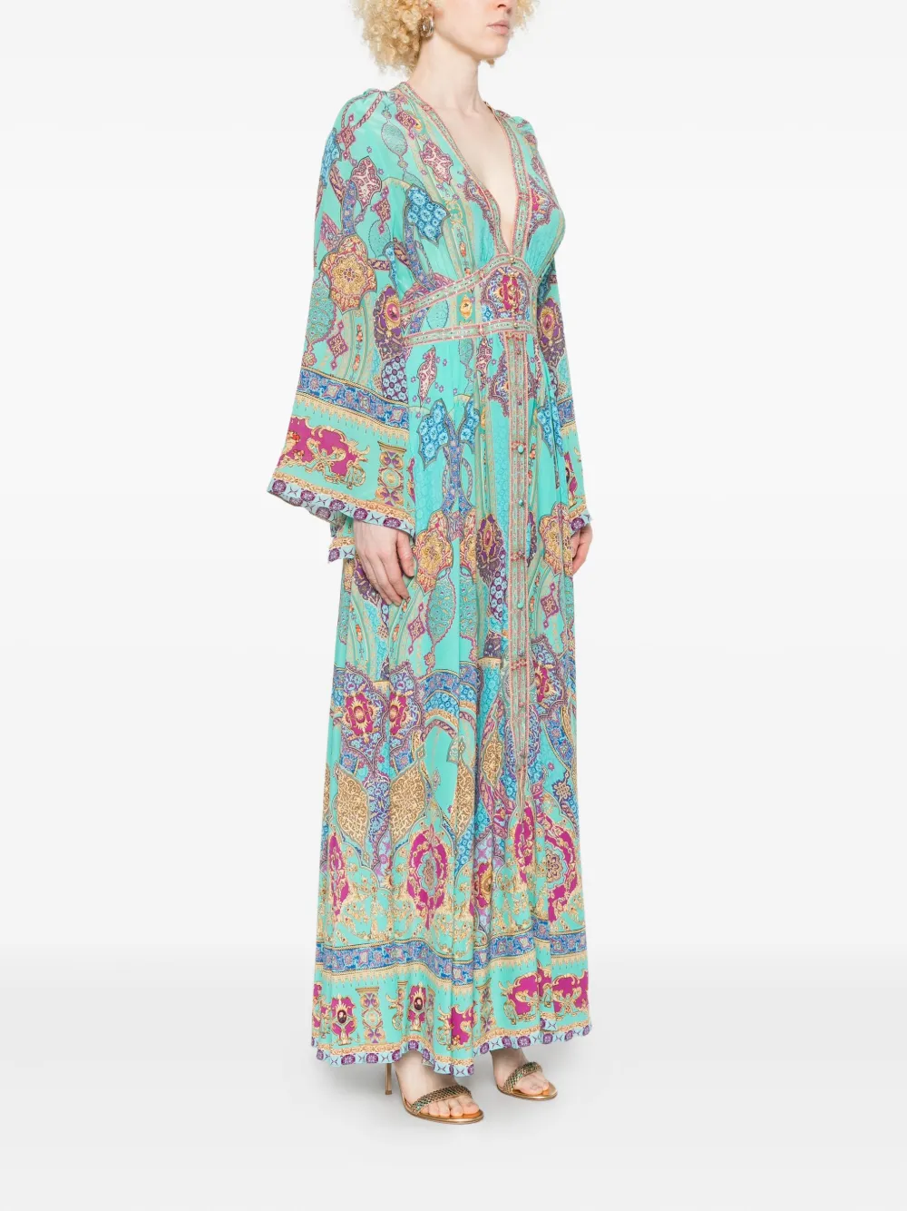 Camilla The Concubine's Corridor maxi-jurk Blauw