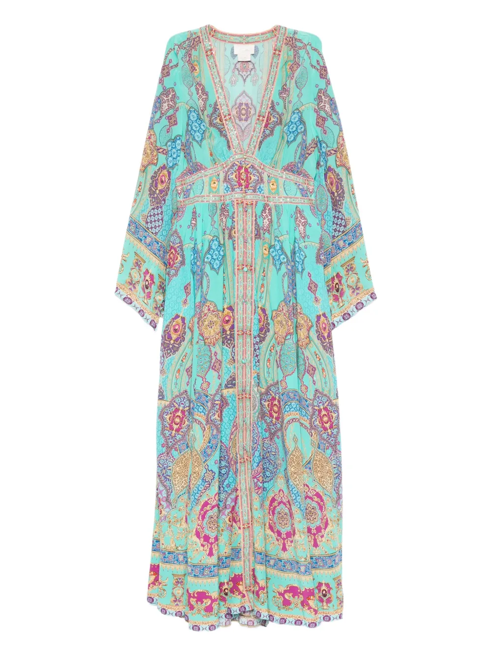 Camilla The Concubine's Corridor maxi dress - ブルー Camilla The Concubine's Corridor maxi dress - ブルー