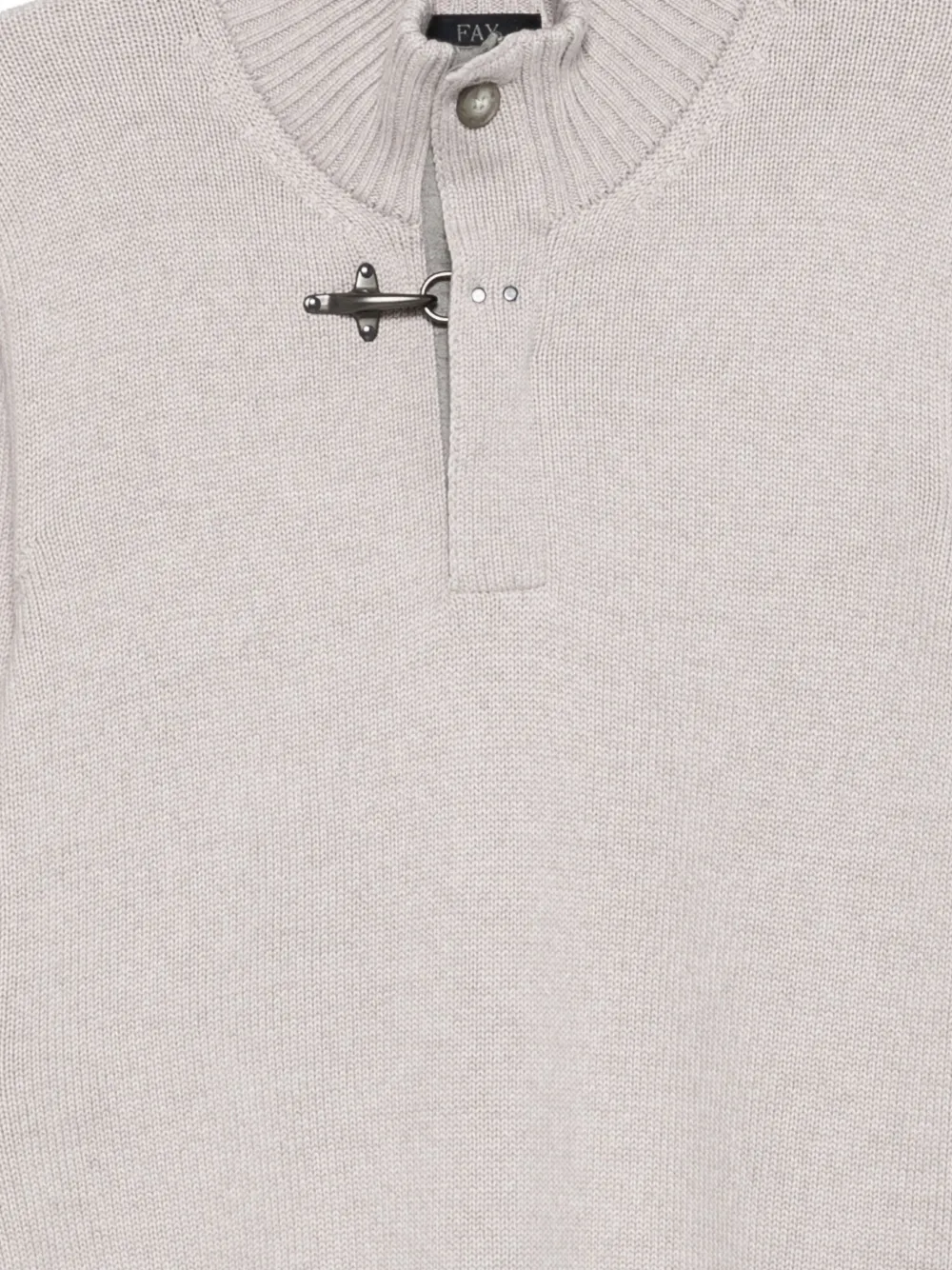 Fay Virgin Wool Sweater In Gray