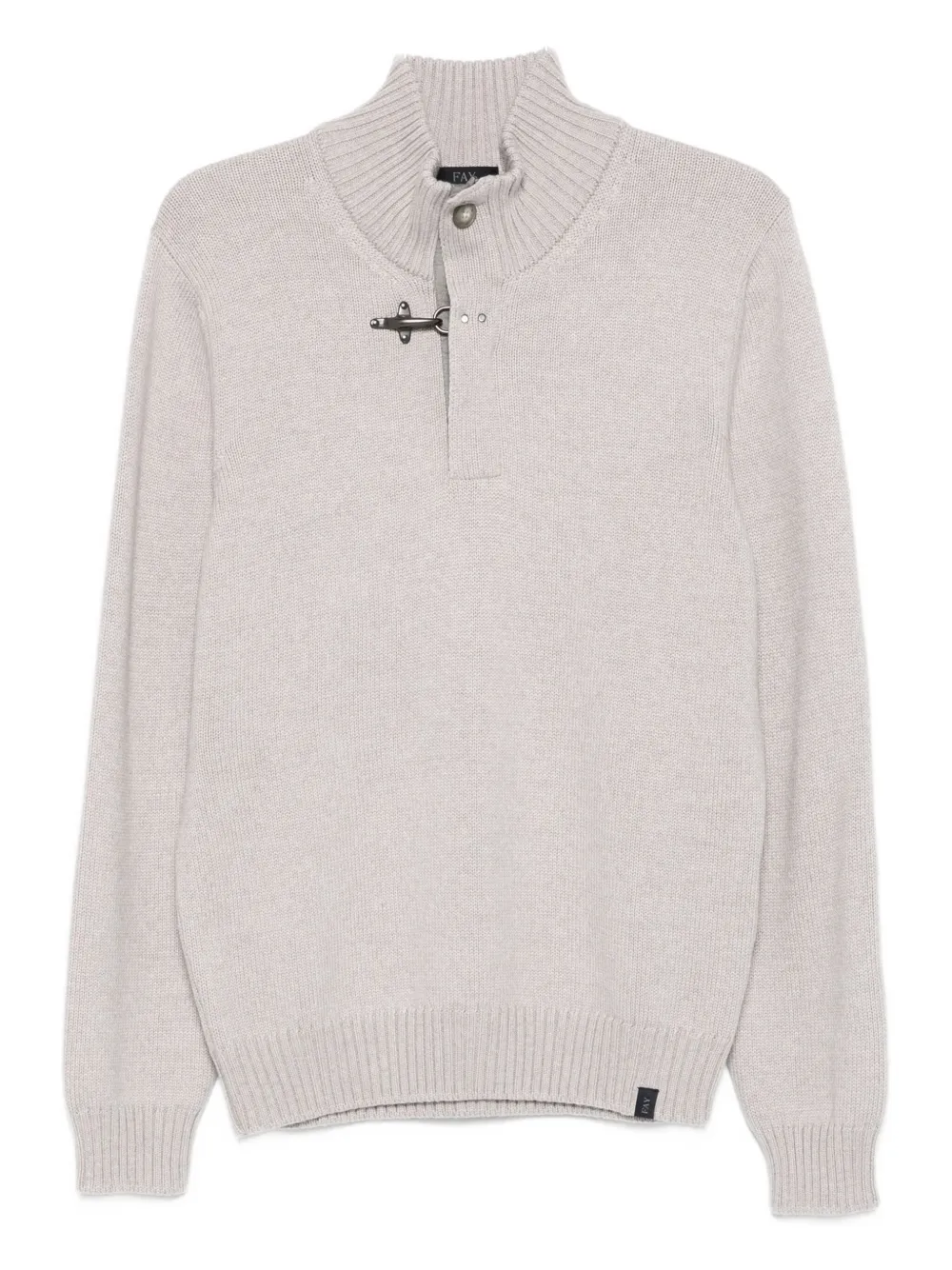 Fay Virgin Wool Sweater In Gray