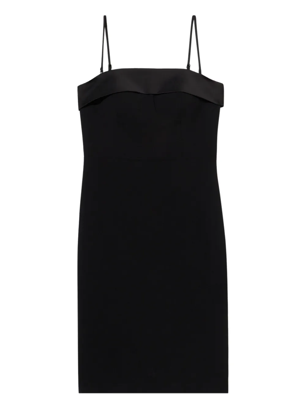 Brooks Brothers spaghetti-strap mini dress - Nero