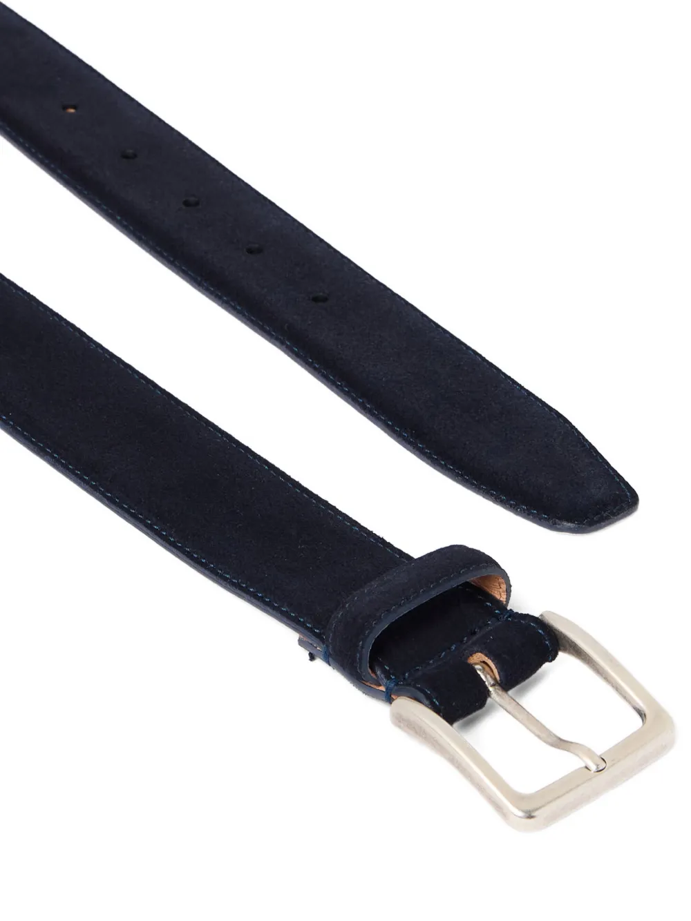  Brooks Brothers Suede Leather Belt - Blue 
