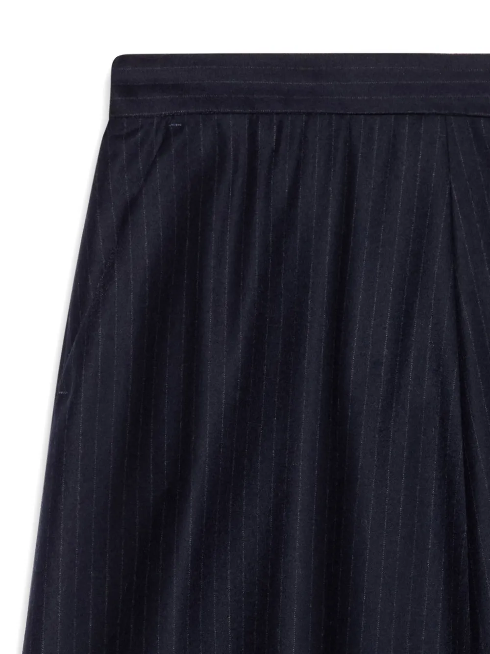 Brooks Brothers Gestreepte rok van scheerwol - Blauw