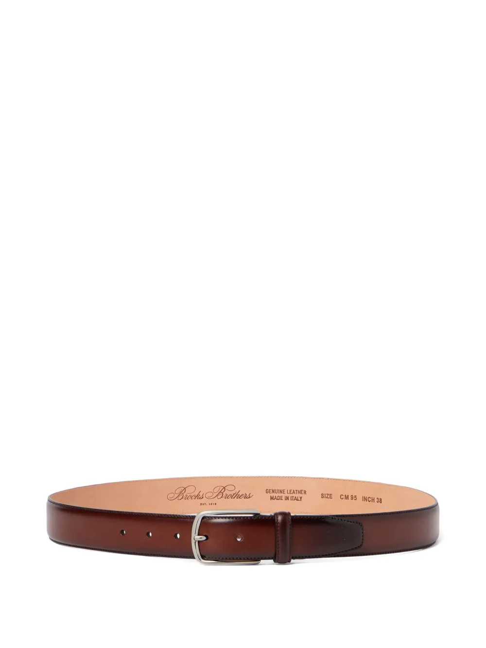 Brooks Brothers Cintura in pelle - Marrone