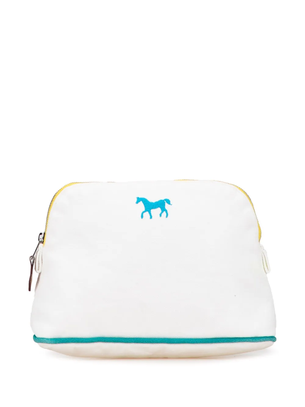 Hermès Pre-Owned 2000-2025 Toile Bolide Cheval PM pouch | Blue | Image 1