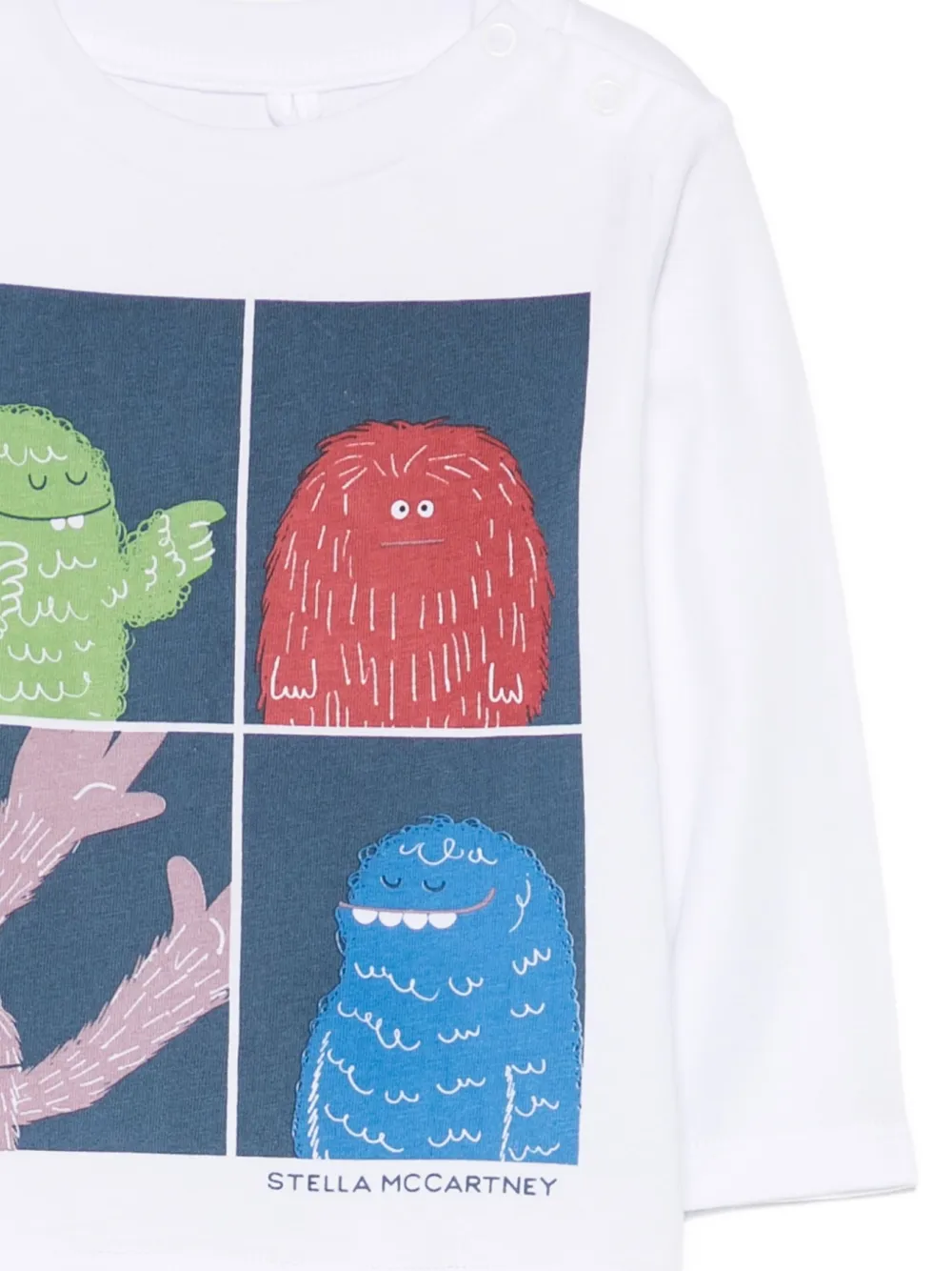 Stella Mccartney Monster-print T-shirt In White